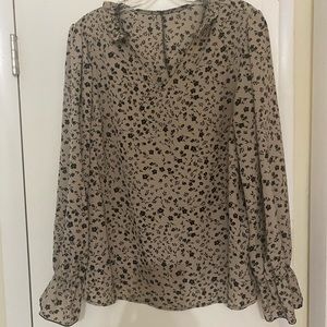 SHEIN 1X flowered blouse